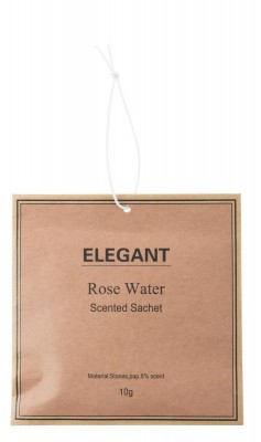 Doft i en liten påseDoftpåse som passar perfekt i garderoben, byrån, bilen eller handväskan.Doft: Elegant - Rose WaterB: 10 L: 10 cm 