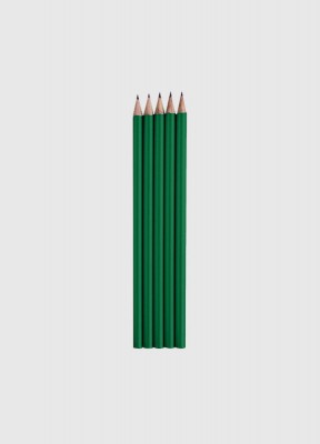 Blyertspennor, Forrest Green 5 stBlyertspennor av cederträ.5 pennor / förpackning