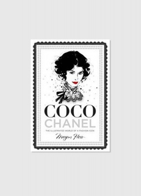 Coffee Table Book, Coco Chanel – The Illustrated World of a Fashion IconCoco Chanel: The Illustrated World of a Fashion Icon är en illustrerad biografi om Cocos Chanels liv från den internationellt erkända illustratören och författaren Megan Hess. Den inn