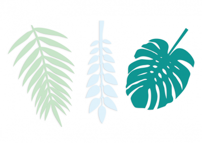 Pappersblad Tropical BreezeDessa pappersblad är perfekta till sommarfesten för en enkel och iögonfallande detalj. Använd dessa exotiska bladdekorationer som ett blickfång på ditt festbord eller buffé. Beroende på hur du väljer att styla din fest kan du bå