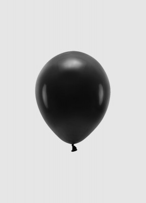 Svart ballong, 10-packSvarta ekologiska ballonger som kommer i 10-pack.Storlek: ca 26 cmAntal: 10 st