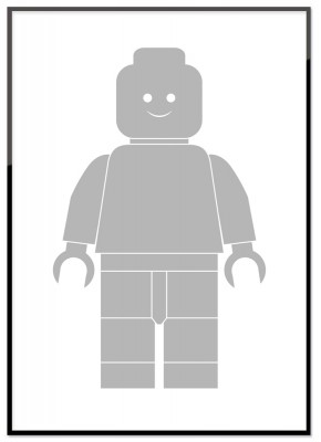 Poster Hey YouEn poster med vit bakgrund och en gråtonad Lego-gubbe. Passar perfekt i barnrummet!Tryckt på miljövänligt 230g, matt papperFinns i flera storlekarPostern levereras utan ram