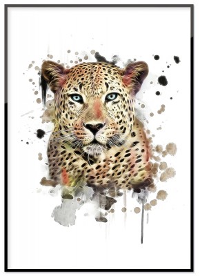 Poster LeopardSöt poster med leopard från kollektionen My kind of jungle