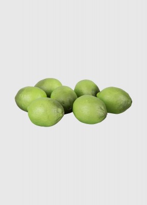 Alltid fräscht i fruktskålenByt ut de äkta frukterna i din fruktskål med dessa väldigt trovärdiga lime. Blande även i våra Citroner och Apelsiner för att få en mer blandad och färgglad skål med frukt.Färg: GrönStorlek: Ca 7 cmSäljes i 1-pack