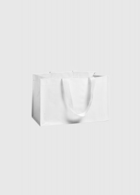 Liten lunchbagEn praktiskt liten kasse för dina matlådor i en snygg matt finish. Den är gjord i polyester så om det spills är det lätt att tvätta ur den. Mått: 32x20x17cmFärg: Vit
