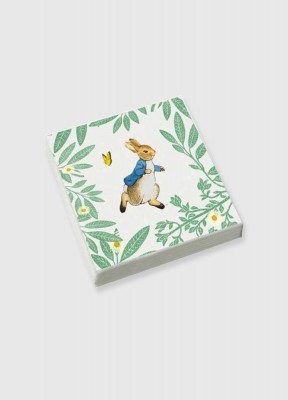 Påskservett, Pelle KaninEn härligt påskig och fin pappersservett med motiv av Peter Rabbit från Beatrix Potter. Storlek: 33x33 cmAntal: 20 st