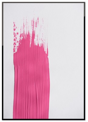 Poster, Pink StrokesTjockt målat streck i stark rosa nyansTryckt på miljövänligt 230g matt papperFinns i flera storlekarPostern levereras utan ram
