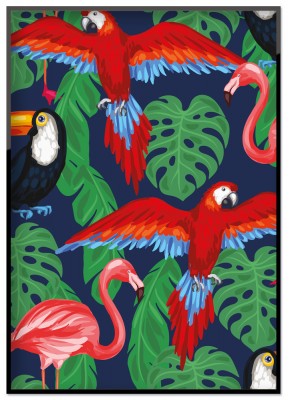 Poster TropicalTropical är en poster med mycket färger och som för tankarna till tropikerna.Tryckt på miljövänligt 230g, matt papperFinns i fler storlekarPostern levereras utan ram