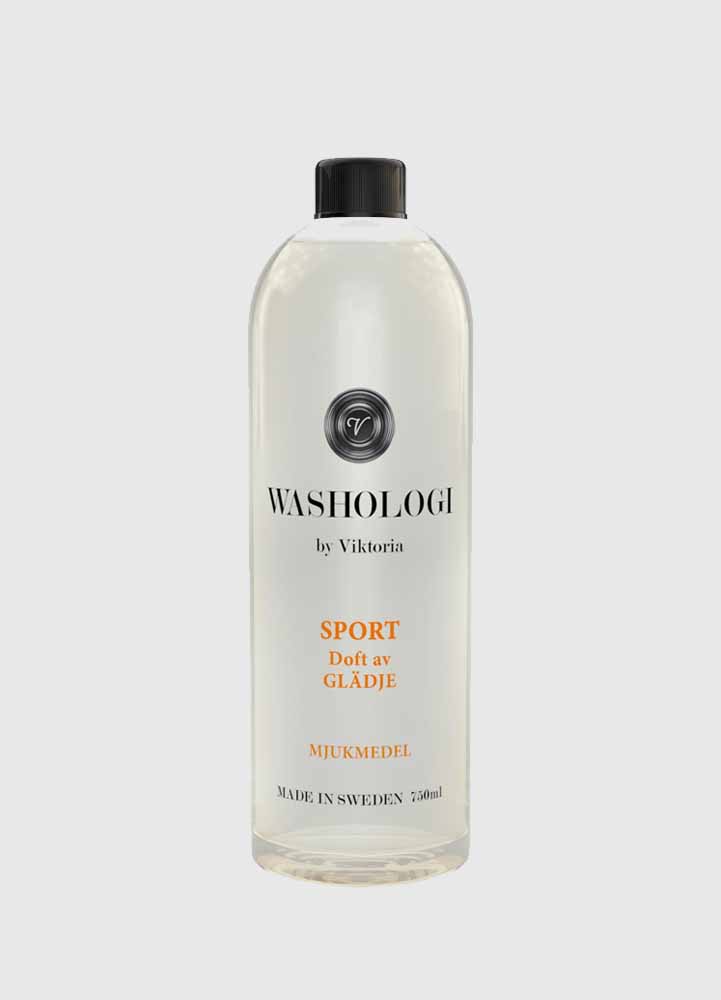 Mjukmedel från WashologiWashologis mjukmedel Sport, en doft av glädje lämnar din tvätt med en berusande doft av jasminens glada egenskaper. Det ger dina träningskläder en mjuk och nytvättad känsla, täpper inte till andasfunktionen