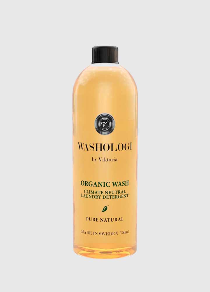 Tvättmedel från WashologiWashologis organisk tvätt är biologiskt nedbrytbart. Det tvättar rent och är samtidigt skonsamt mot miljön. För en naturligt blekande effekt till vittvätten, tillsätt lite natriumbikarbonat. Tvättmedlet är mjukt doftsatt med eteri